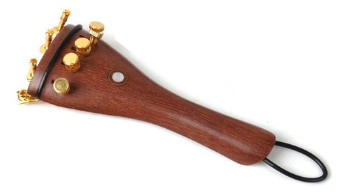 Set De Rosewood 4/4 Violin Parts Chinrest Clavijas De