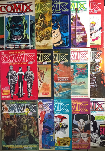 Lote De 15 Revistas Comix Internacional