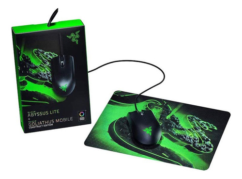 Combo Mouse Gamer Razer Abyssus Lite + Goliathus Mobile