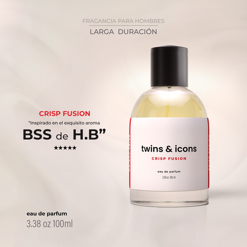 Perfume Para Hombre Crisp Fusion 100 Ml Twins & Icons