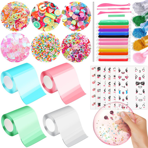 Kit Burbujas Nano Cinta Niños 9.84 Pies 4 Rollos Manualidade Como Se Muestra En Las Imágenes