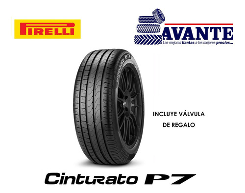 Llanta 205/50r17 Pirelli Cinturato P7 Runflat 89y Índice De Velocidad Y