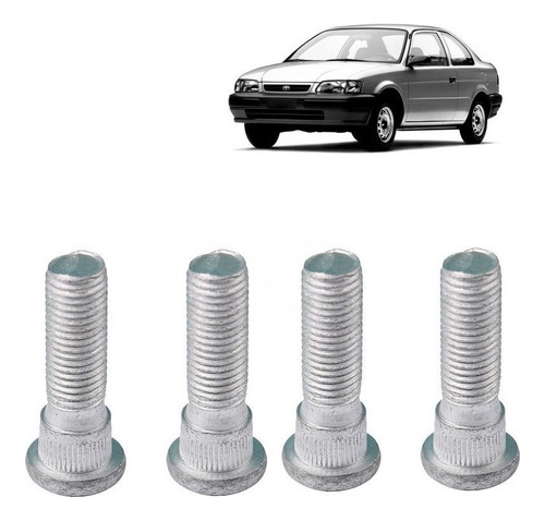 Set 4  Perno Rueda Del Tras Para Tercel 1.5 1993 1994