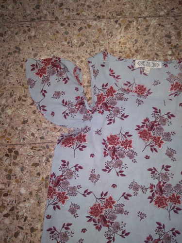 Remera Manga Corta Estampada Importada Pink Rose. Talle S