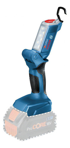 Linterna Bosch GLi18v-300 de 18 V y 300 lúmenes sin batería ni cargador color de luz azul