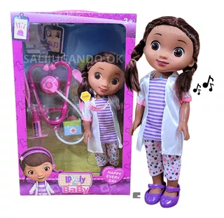 Muñeca Doctora Con Musica Juguete + Accesorios +luz+ Sonido