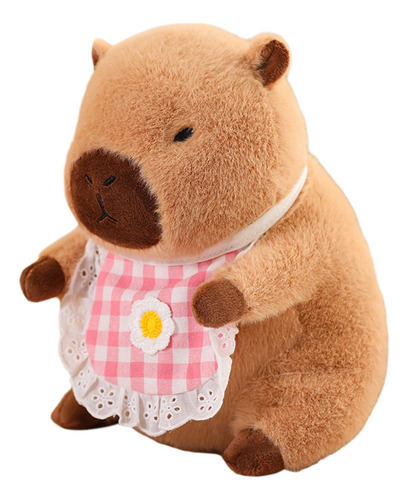 Capibara Realista, Animal Relleno, Decoración 40cm Rosa