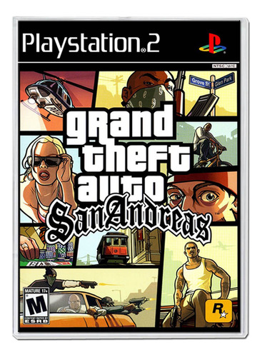 Gta Grand Theft Auto: San Andreas Estuche Y Manual Premium