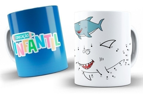 20 Plantillas Sublimación Tazas Infantiles Para Pintar #2