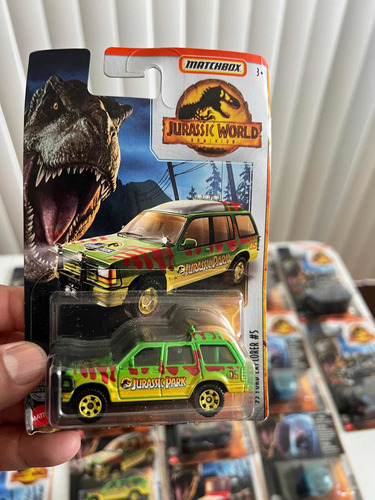 Matchbox 1/64 1993 Ford Explorer Jurassic World Película 