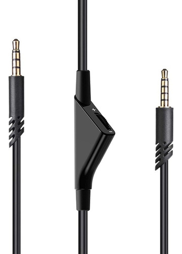 Cable De Audio Para Auriculares Para Juegos, Volumen Ajustab