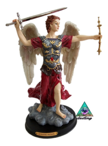Hemosa Figura De San Miguel Arcangel De 30 Cm