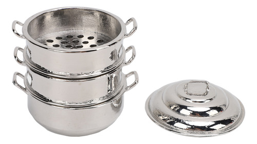 Vaporizador De Cocina En Miniatura A Escala 1:12, Cesta De A