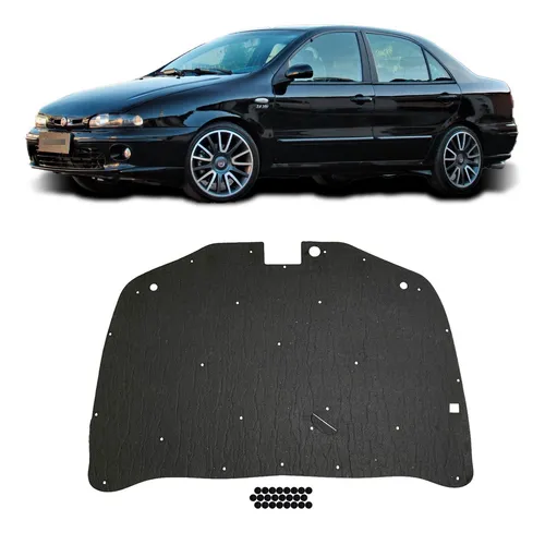 comprar Forro Manta Capô Simples Fiat Marea Aspirado 99 03 Presilhas