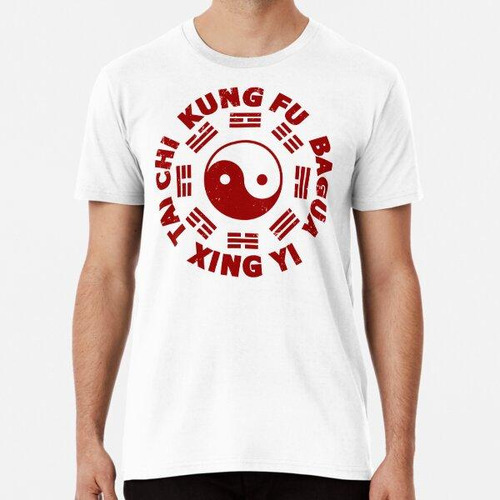 Remera Kung Fu Tai Chi Xingyi Bagua Símbolo Trigrams Algodon