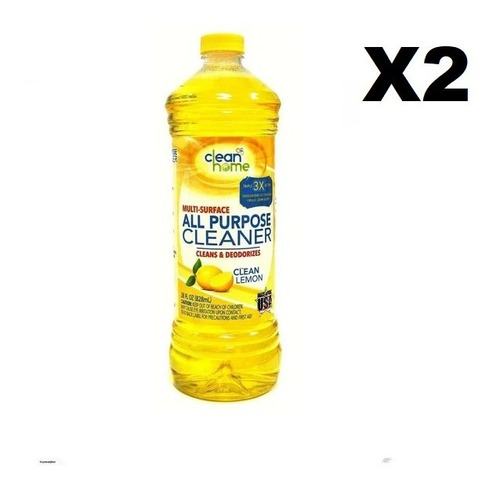 Imagen 1 de 3 de  Limpiador De Pisos Lemon 28oz Clean Home