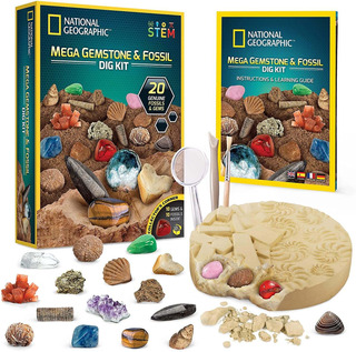 Kit De Slime National Geographic  De Rocas Y Fósiles   Ksl 