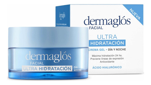 Dermaglos Facial Ultra Hidratación Crema Gel Día Y Noche 50g