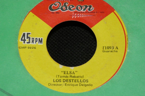 Jch- Los Destellos Elsa / Luchita Cumbia Peru  45 Rpm