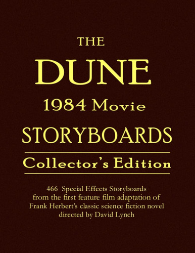 Libro: The Dune 1984 Movie Storyboards Collectors Edition: