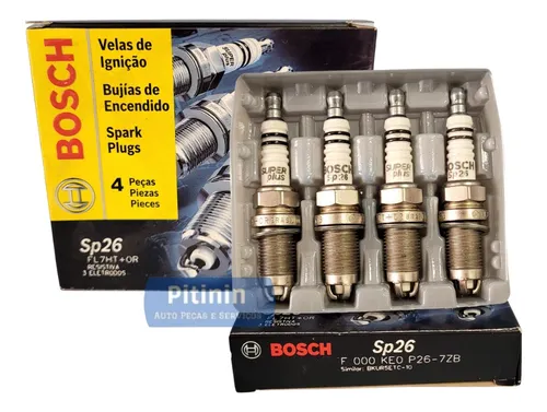 Jogo De Velas Bocsh Sp26 F000ke0p26 Fox Gol Polo Sedan Jogo De Velas Bocsh Sp26 F000ke0p26 Fox Gol Polo Sedan