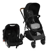 Comprar Coche De Bebe Moises Silla Auto Infanti Noa M003 Negro Gris