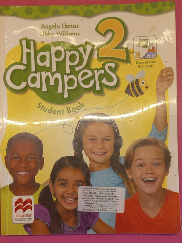 Imagen 1 de 5 de Libro Happy Campers 2 (2 Libros Y Cd) Editorial Macmillan