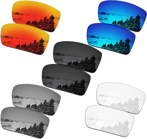 Juego 5 Lentes De Repuesto Para Oakley Crankshaft Sunglass