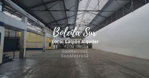 Galpón Local Deposito En Alquiler Boleita Sur Av Romulo Gallego 4200mts2 Sonmetros2