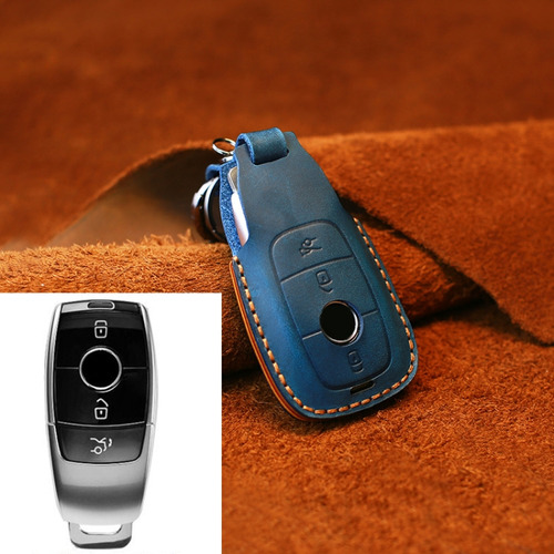 Estuche Azul Para Llaves Mercedes-benz Colorful Edge Style