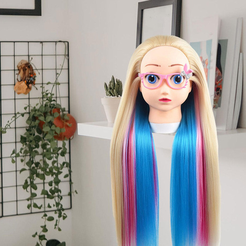 Cabeza De Muñeca De Práctica De Peinado Para Niños Con