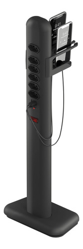 Totem Extensão Elétrica Com 6 Tomadas 1 Usb + 1 Usb-c Octoo