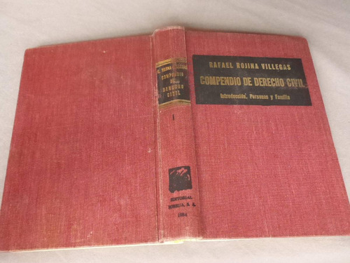 Compendio De Derecho Civil. Introducción, Personas Y Familia