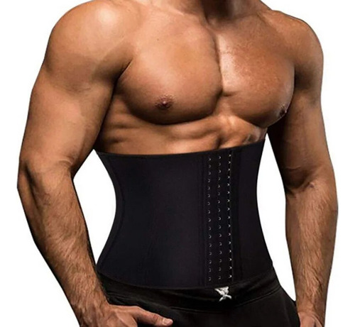 Entrenador De Cintura Masculino Man Shaper Cincher Corset, C