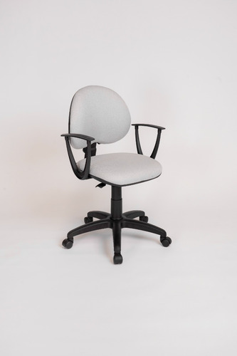 Silla de escritorio de Outlet Arcadia ergonómica gris con tapizado de marathon
