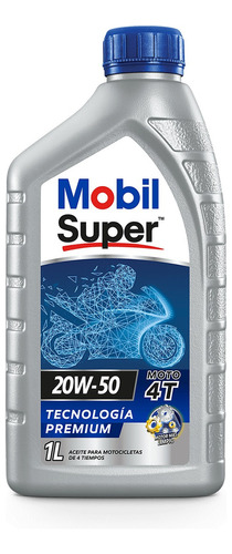 Aceite Mobil 20w50 Moto 4t - 1 Cuarto