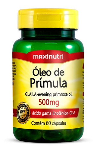 Óleo De Prímula 500mg - 60 Cápsulas