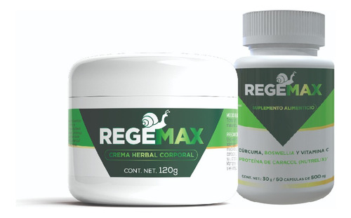 Regemax Regenera Articulaciones X Medio De Nutrelix + Crema