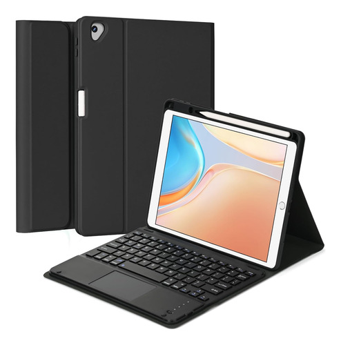 Case Con Teclado Para iPad Air 11 Chip M2 2024 Touchpad