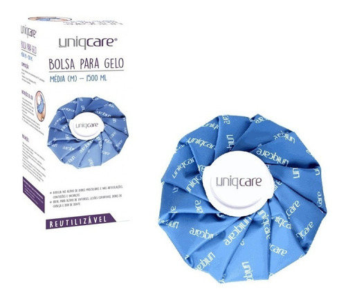 Imagem 2 de 2 de Bolsa Flexível Para Gelo 1,5 Lts - Uniqcare