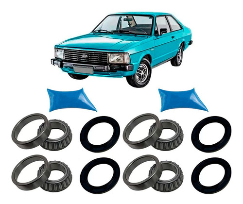 2 Kit Rolamento Roda Dianteiro Corcel 2 1.6 8v 83 84 85 86