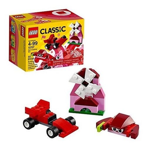 Lego Classic Red Creatividad Box 10707 - Kit De Construcción