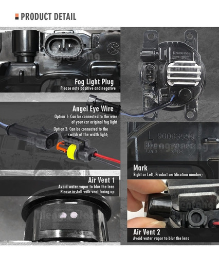 Faros Niebla Led Lupa 4d Aro Rojo Para Jac T6 2020 Al 2023 (Reacondicionado)