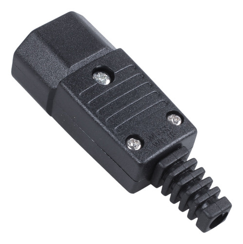2 Enchufes Negros Iec-320 C14 Macho, Conector De Entrada De