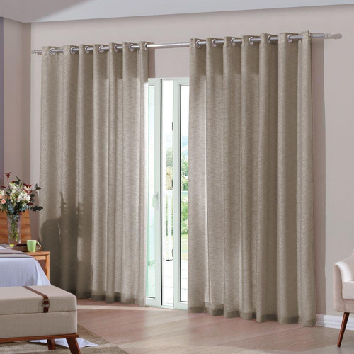 Cortina Com Blackout Glam Bella Janela 4,20m X 2,50m