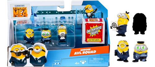 Mi Villano Favorito 4 Minions Avl Squad 4 Pack