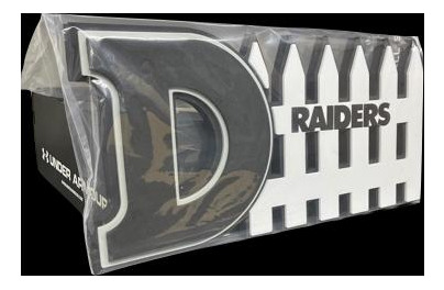 Letrero Foam 3d Defense Wall Sign Raiders