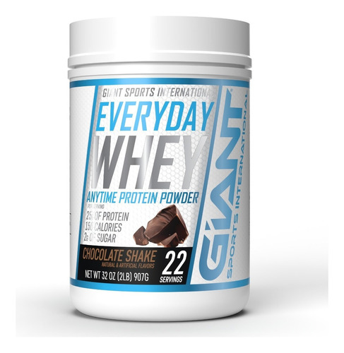 Giant Sports | Everyday Whey Proteina | 2 Lbs (907g) 23 Srv. Sabor Chocolate Shake