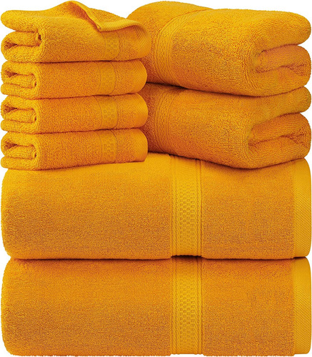 Utopia Towels Juego De Toallas Premium De 8 Piezas, 2 Toalla