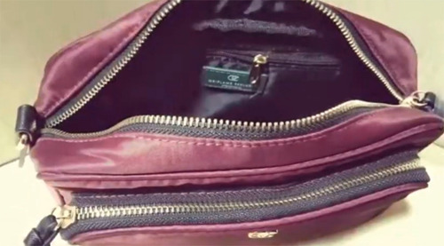 Imagen 5 de 5 de Oriflame Bolso Correa Guinda Haga Crossbody Bag